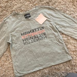 Kittenish long sleeve shirt. M. NWT